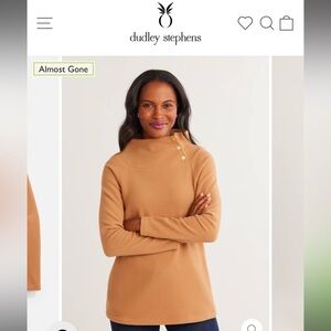 NWOT Dudley Stephens Marielle Mock Neck